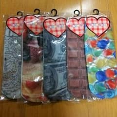月宮様専用/レディース踝ソックス5組セット/可愛い/スイーツ/アニマル/靴下のサムネイル