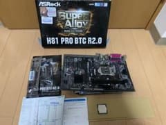 ASRock h81 PRO BTC R2.0 CPUセットのサムネイル