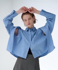 LANVIN en Bleu 2wayシャツ - メルカリ