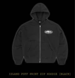 CORTEIZ ISLAND PUFF PRINT ZIP HOODIE