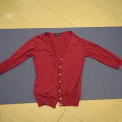 JOHN SMEDLEY カーディガン レッド Mのサムネイル