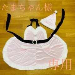 たまちゃん様専用　サンタ　ピンク　コスプレのサムネイル