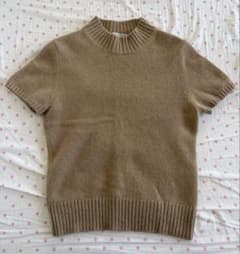BARNEYS NEW YORK ベージュ半袖ニットのサムネイル