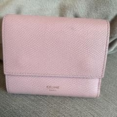 は*な様 CELINE 三つ折り財布 ピンクのサムネイル