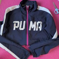 PUMA ジャージ ジャケット ネイビー ピンク Lのサムネイル
