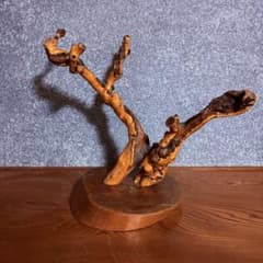 【手渡し限定】自然木のアートオブジェ　飾り　昭和レトロ　古民家　床の間 m76455286232_1.jpg?1738676032