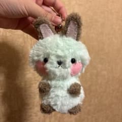 ハンドメイド チョコミントうさぎ型ぬいぐるみ - メルカリ