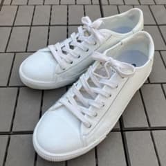 COACH ホワイトレザー スニーカー COACH ホワイトレザースニーカー 26cm（27cm相当） - メルカリ