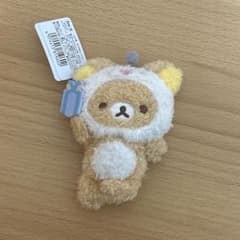 리락쿠마 니코니코 Happyforyou 봉제인형 배지