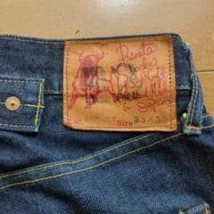 EVISU エヴィス 2504XX NO.2 水牛パッチ シンチバック W33 - メルカリ