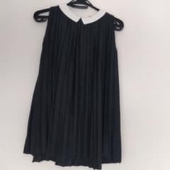 ZARA プリーツノースリーブワンピース 9/10 (140cm)のサムネイル
