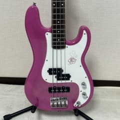 GYPSY ROSE ジプシーローズ　ベース GYPSY ROSE ピンク ラメ PJタイプ エレキベース ジプシーローズ - メルカリ
