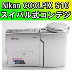 動作未確認✨Nikon COOLPIX S10 ✨スイバル式コンデジ - メルカリ