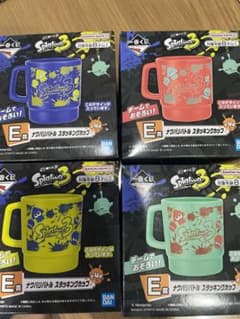 スプラトゥーン3 一番くじ　スタッキングカップ全4種のサムネイル