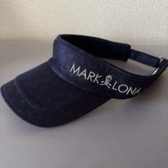 MARK & LONAマークアンドロナ ゴルフサンバイザー ネイビー星柄スカル