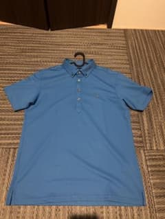 St ANDREWS ポロシャツ ブルー Mサイズ St Andrews 半袖ポロシャツ ブルー Lサイズ - メルカリ