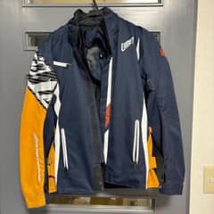 HYOD バイクジャケット Mサイズ ネイビー/オレンジ 訳あり品】hyod バイクウィンタージャケット ネイビー/オレンジ M