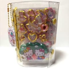 サンリオ　シール帳　完成品　大容量　イエロー　チャーム　キティ子のサムネイル