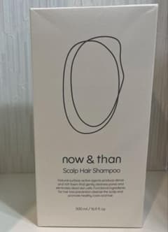 【新品未開封】now & than スカルプヘアシャンプー500mlのサムネイル