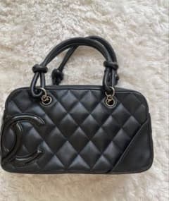 シャネル CHANEL カンボンライン ミニボーリングバッグ 10番台 
