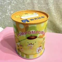 未使用 ポムポムプリン×新光証券 缶バンク サンリオ 非売品 レア 2005