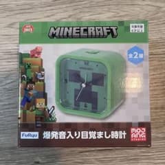 マインクラフト 爆発音入り目覚まし時計 クリーパーのサムネイル
