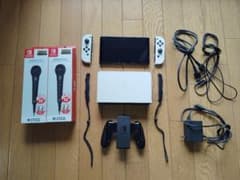 Nintendo Switch 有機ELモデル 本体 カラオケマイク付きのサムネイル