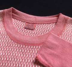 す*け様 60s 70s Sears ビンテージ L サーマルシャツ 後染め 赤のサムネイル
