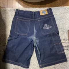 PNB nation ハーフデニム 刺繍 ヒップホップ 00s 90s 7部丈 - メルカリ