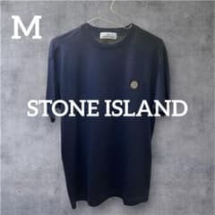 美品】 STONEISLAND ワッペンロゴ Tシャツ ネイビー QR鑑定済み - メルカリ