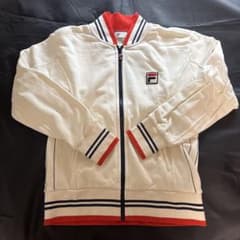 希少FILA フィラ トラックジャケット ホワイト Lのサムネイル