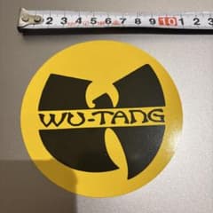 Wu-Tang Clan ステッカー 円形 イエローのサムネイル