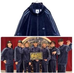 【BE:FIRST着‼️】美品  ベロアジャージ ネイビー XL 古着 BE:FIRST着‼️】美品 adidas ベロアジャージ ネイビー XL 古着 - メルカリ