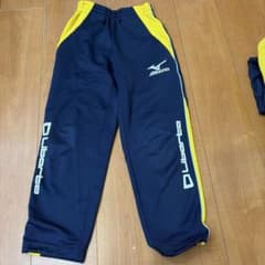 リベルタ Mizuno トレーニングパンツ 140 ネイビー/イエローのサムネイル