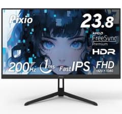 Pixio 23.8インチ FHD IPS ゲーミングモニター 200Hzのサムネイル