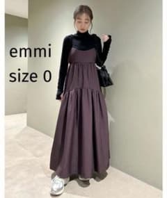 Emia Atelier Cut-and-Sew Volume Dress / Turtleneck