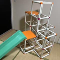 パーツ全揃え】白いわんぱくジム People 滑り台付き7way - メルカリ
