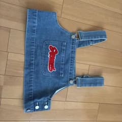 デニム ショート丈 ベスト Mのサムネイル