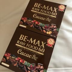 BE-MAX RAW FOOD 60 Cacao ローフード 60 カカオ 2箱