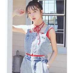 フロントジップデニムビスチェのサムネイル