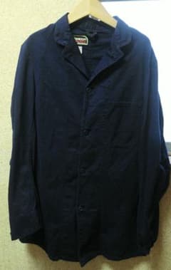 【英国製】Beacon WORKWEAR ハーフコート ネイビーM相当 アトリエ