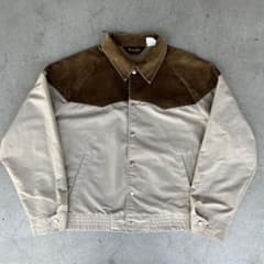 ラングラー 切替ジャケット USA製 XL コーデュロイ wrangler 古着のサムネイル