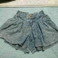 デニムキュロットパンツのサムネイル