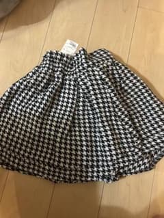 タグ付き apres jour 千鳥格子柄 フレアミニスカート Fのサムネイル