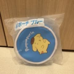 ポムポムプリン ポーチ ブルー　一番くじのサムネイル