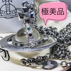 極美品ヴィヴィアン スモールオーブ シルバー ネックレス - メルカリ