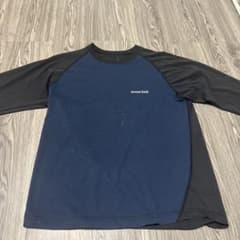 mont-bell 長袖Tシャツ ネイビー×ブラックのサムネイル