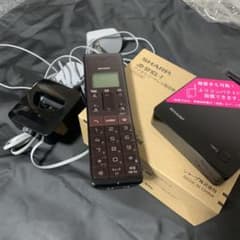 SHARP JD-SR1CL 電話機 ブラウンのサムネイル