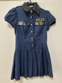 ポリス コスプレ衣装 ネイビー Mサイズ ハロウィンのサムネイル