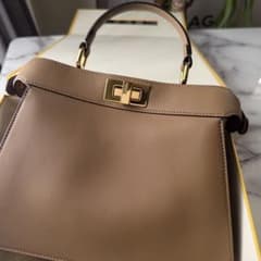 FENDI ピーカブー アイシーユー スモール ブラウン 2WAY